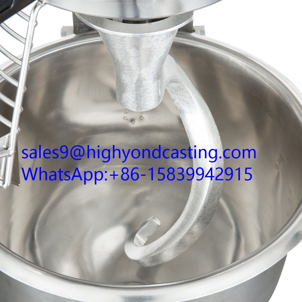China wholesale food mixer accessories investment casting stainless steel hook for mixer Logo