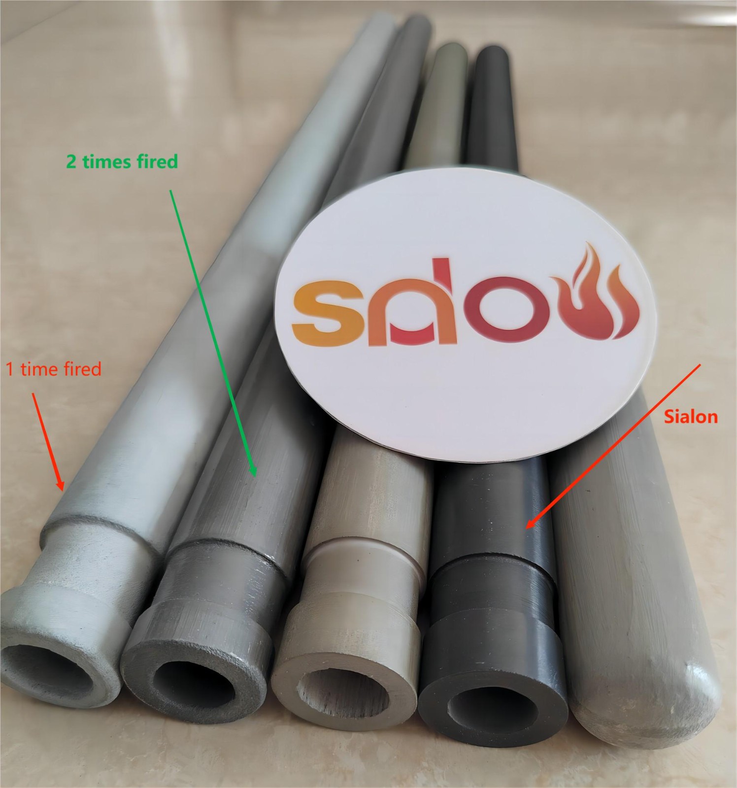 NSiC Thermocouple Protection Tube
